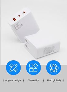 อะแดปเตอร์ชาร์จเร็ว 65w PD ชาร์จเร็วแบบพับได้ พอร์ต A+C+C หลายพอร์ต รุ่นส่วนตัว อะแดปเตอร์สำหรับเดินทาง ชาร์จเร็ว - Product Image 5