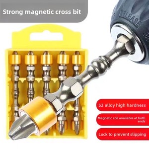 Double-Sided Cross Head <b>Screw</b> Tool 45# Steel Antislip Electric Screwdriver <b>Bit</b> Steel Handle Product Category <b>Drill</b> <b>Bits</b> - Product Image 6