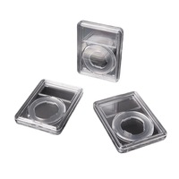 Étui de sécurité personnalisé vide pour dalle en PVC emballage blister manchon de porte-carte lingot d'or barre de monnaie emballage manchon de carte en plastique durable