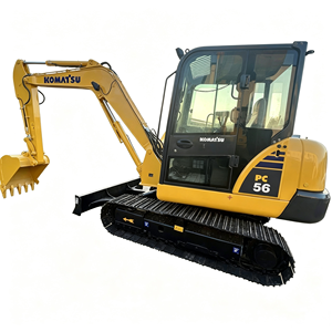 En stock: Excavadora Komatsu PC56-7 de segunda mano, usada, con pocas horas, en Shanghái, a la venta, de alta calidad. - Product Image 1
