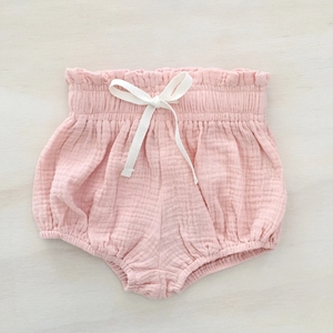 Shorts de Burbuja de Verano para Niñas, Pantalones Cortos de Lino para Bebés, Pantalones de Muselina para Niñas - Product Image 6