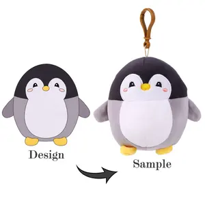 Cuddy realista animal de peluche pingüino al por mayor barato niños de peluche pingüino de juguete para la venta