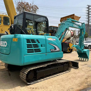รถขุดขนาดเล็กคุณภาพสูง Kobelco SK60 6 ตัน รุ่นปี 2013 เครื่องยนต์แท้จากญี่ปุ่น ปั๊มและมอเตอร์เดิมจากเซี่ยงไฮ้ สำหรับงานก่อสร้างในเมือง - Product Image 1