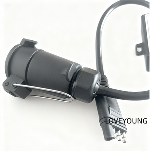 Nouveau coupleur de contrôleur en nylon USA 4 broches vers EUR 7 broches pour voitures avec connexion sécurisée - Product Image 3