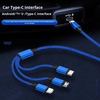 Câble de charge USB rapide 3 en 1 durable de type C, universel, multifonction, pour téléphone portable/Type-C/pour Android