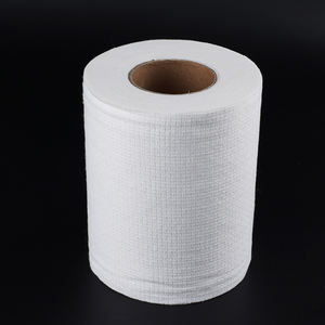 Comercio Al Por Mayor De La Tela No Tejida Rolls De Spunlace Del Algodon De La Materia Prima 40グラム/メートルホワイト不織布TG - Product Image 5