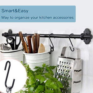 Organisateur <span class=keywords><strong>de</strong></span> rangement support mural <span class=keywords><strong>en</strong></span> <span class=keywords><strong>forme</strong></span> <span class=keywords><strong>de</strong></span> <span class=keywords><strong>S</strong></span> <span class=keywords><strong>crochet</strong></span> <span class=keywords><strong>en</strong></span> métal support cintre crochets multi-usages crochets <span class=keywords><strong>en</strong></span> <span class=keywords><strong>S</strong></span> - Product Image 4