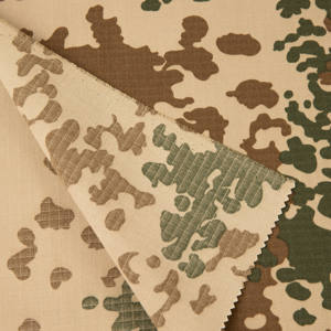 Tela Ripstop de Camuflaje Desert <span class=keywords><strong>Flecktarn</strong></span>, 80% Poliéster, 20% Algodón, Estampada, Resistente al Agua y al Desgarro, para Prendas de Vestir - Product Image 3