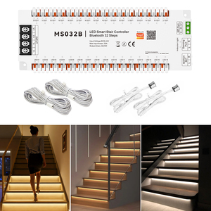 Stair Strip <b>Light</b> Full Color Controller WIFI Led Intelligent <b>Motion</b> <b>Sensor</b> 6A Running Stair Lighting Kit 1024 Pixels - Product Image 4