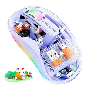<span class=keywords><strong>Souris</strong></span> optique M333 à trois modes, ergonomique pour ordinateur portable, rétroéclairage RVB, rechargeable, pour droitiers, design 3D, cadeau créatif, en stock - Product Image 1