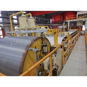 Linha de produção de placas de silicato de cálcio para teto de máquinas de fibra mineral acústica