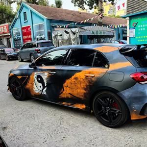 <span class=keywords><strong>Film</strong></span> PET KMS Apocalypse Decal pour changement de couleur personnalisé, épaisseur 8MIL, pour carrosserie de voiture avec garantie de 3 ans - Design mat Resident Evil - Product Image 4