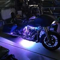 Voyant d'avertissement anti-collision de moto multicolore clignotant indicateur accessoires gadgets de voiture