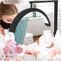 Lampe à ongles LED Lampe de table avec arc de bureau Lampe à anneaux pour salon de beauté Éclairage de manucure pour salon de tatouage des ongles