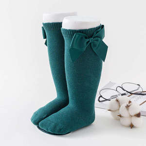 Vietnam Cotton Custom Logo Baby Girls <b>Socks</b> for <b>Winter</b> Christmas Patterns Bows Design Direct Manufacturer Supplier Crew - Product Image 4