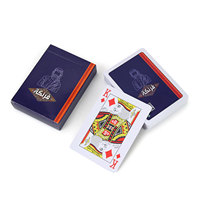 Carte à jouer personnalisée OEM ODM étanche 100% PVC feuille de plastique pour cartes à jouer jeu de cartes de poker de haute qualité