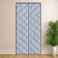 Rideau de porte magnétique silencieux et isolant pour l'hiver, épais et anti-froid, idéal pour chambre et cuisine, protection contre les insectes