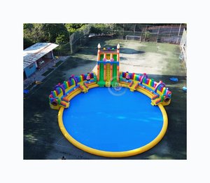 Toboganes de Agua Inflables Alibaba, <span class=keywords><strong>Castillo</strong></span> Inflable con Tobogán de Agua, Tobogán de Agua Inflable para Alquilar - Product Image 1