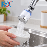 Aérateur de Robinet Économiseur d'Eau avec Fonction Filtrante, Buse Anti-éclaboussures pour Robinet de Cuisine Domestique et Lavabo