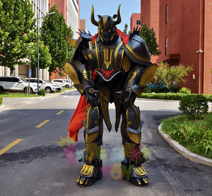 Venta al por mayor gigante usable LED desfile decoración caminar marioneta transformar coche Robot disfraz para la venta - Product Image 2