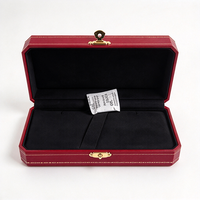 Étuis à stylos de luxe rouges personnalisés avec logo, ensemble complet d'emballage pour stylos avec sac cadeau, carte et certificat, boîte à stylos en plastique de luxe