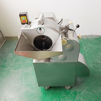 Hoge Efficiëntie Automatische Fruit Groente Aardappel Ui Chopper Snijmachine Voor Keuken Gebruik
