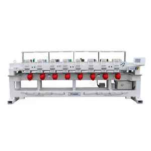 Machine à broder industrielle informatisée automatique MYSEW <span class=keywords><strong>MFGS</strong></span> 1508 à 8 têtes et 15 aiguilles pour la production en série de casquettes, t-shirts et jeans - Product Image 2