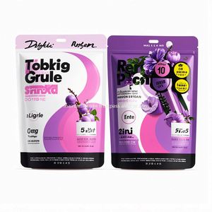 Sacs en plastique refermables en mylar avec fermeture éclair, emballage alimentaire, pochettes debout, étanches aux odeurs, personnalisées, imprimées, thermoscellées, 3,5, 28 g, 1 oz, 1 lb, 1 lb - Product Image 3