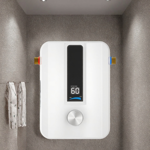 <span class=keywords><strong>Scaldabagno</strong></span> Elettrico Istantaneo Senza Serbatoio da 11KW per Uso Domestico, Riscaldamento Istantaneo, Display LED Temperatura, Senza Plastica, Autoportante, Standard EU, Salvaspazio - Product Image 4