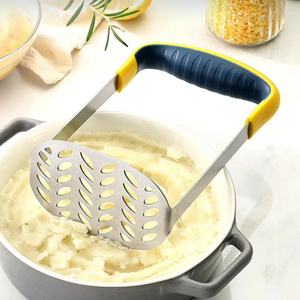 Wholesale Stainless Steel Potato Pusher Pressed Masher Puree Fruit Maker Smooth Mashed Potatoes Crusher <b>Kitchen</b> <b>Gadget</b> - Product Image 5