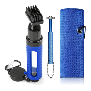 Kit d'entretien pour clubs de golf avec logo personnalisé, ensemble de nettoyage, aiguiseur de rainures, spray, brosse, OEM, ODM, cadeau - Product Image 4