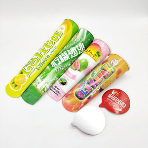 Emballage de crème glacée en <span class=keywords><strong>tube</strong></span> de papier Calippo de qualité alimentaire Luckytime, logo personnalisé, <span class=keywords><strong>tube</strong></span> Calippo pour crème glacée - Product Image 3