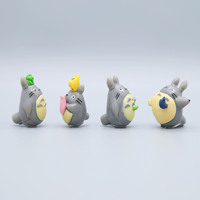 Película Japonesa, Juego de 12 Figuras de Acción de PVC de Studio Ghibli, Totoro, Miniaturas de Hayao Miyazaki, Muñecos en Miniatura, Decoración de Jardín