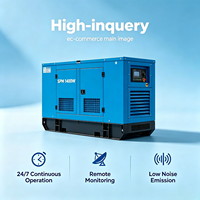 Générateur diesel 1400 kW 50 Hz 415 V silencieux à châssis ouvert avec démarrage automatique et ATS pour alimentation de secours de centre de données, certifié CE