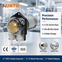 Pompa Peristaltik Mikro DC 12V 24V Motor Stepper Pompa Dosis untuk Analisa Kualitas Air Instrumen Analitik Pencetakan Inkjet