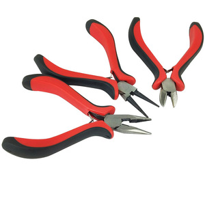 Dongzhe Mini <b>Pliers</b> Set Stainless Steel 50mm For Diy Jewelry Making Mixed Shapes Pointed Mouth Wire Cutting <b>Pliers</b> - Product Image 5