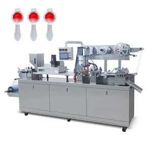 DPP Pvc-Alü Flachplatte Blisterverpackungsmaschine Werksverkauf automatische kleine Blisterverpackungsmaschine 2.400 Blister/Stunde