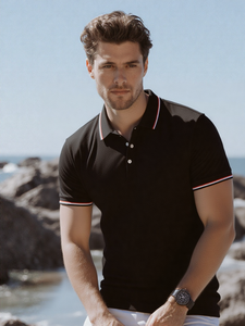 قميص بولو قطني فاخر مطرز للرجال والنساء بشعار مخصص، قمصان عمل وزي موحد للشركات للبيع بالجملة لمناسبات الشركات - Product Image 2