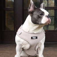 Meilleur Harnais de Mode pour Chien Anti-Traction en Tweed, Ensemble Gilet Personnalisé avec Logo, Harnais Rembourré Réglable et Durable pour Chiens de Petite/Moyenne Taille