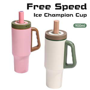 Taza Térmica para Auto de 40oz, Acero Inoxidable 304, Gran Capacidad, Portátil, con Pajita, para Viajes - Product Image 2