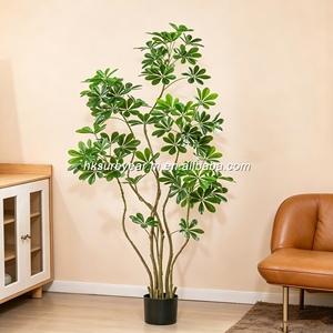 Árbol de Bambú Artificial Grande en Maceta, Hojas de Bambú Falsas Verdes, Estilo Nórdico para Decoración de Interiores, Hogar, Oficina, Jardín, 155 cm - Product Image 4