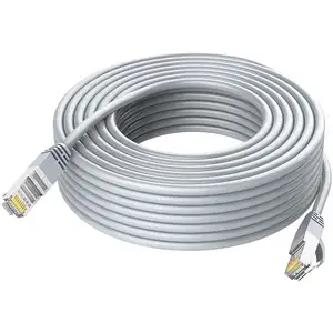 Fabrika fiyat saplama kablo Fiber yama su geçirmez yama kablosu Cat6A Ftp Ethernet Lan için iletişim kablosu