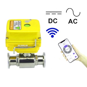 Válvula de agua inteligente personalizada, Control de actuador móvil WiFi, válvulas eléctricas de puerto completo accionadas por CC y CA - Product Image 3