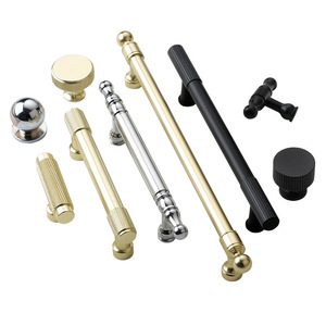 Lgedis Cabinet Door Handles Aluminum Alloy Bar Shape French Style Drawer Furniture Hardware <b>Knobs</b> Durable - Product Image 2