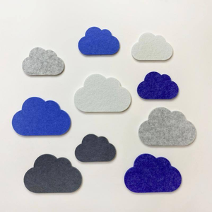 Venta Directa de Fábrica, Decoración de Pared de Fieltro Absorbente de Sonido Ecológico a Bajo Precio para Uso en el Hogar/Oficina - Product Image 3