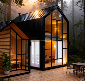 Maison préfabriquée moderne en acier, fenêtres en alliage d'aluminium, cadre en acier galvanisé, couleur et taille personnalisables - PINGUI H0170 - Product Image 3