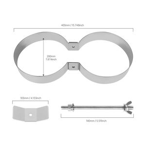 DIDEEP - Correa de Buceo Técnico Ecológica para Dos Tanques, Soporte de Doble Cilindro de Acero Inoxidable 316, Anillo de Conexión en Forma de 8 - Product Image 6