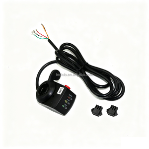 Accélérateur de vitesse pour vélo électrique 24V/36V/48V, accélérateur à <span class=keywords><strong>pouce</strong></span> Wuxing avec indicateur de puissance, accessoires pour vélo électrique - Product Image 2