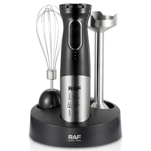 Ensemble de mixeur sans fil RAF 200W 4 en 1, mixeur à main, robot culinaire avec batterie 2000mAh et pot de 700ml sans BPA, mixeur à bâton 5 en 1 - Product Image 1