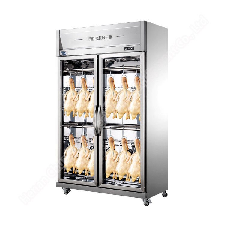 Duck Chicken Drying Display Cabinet Meat Dry Aging Fridge Cabinet Machine Meat Cool air Drying Cabinet